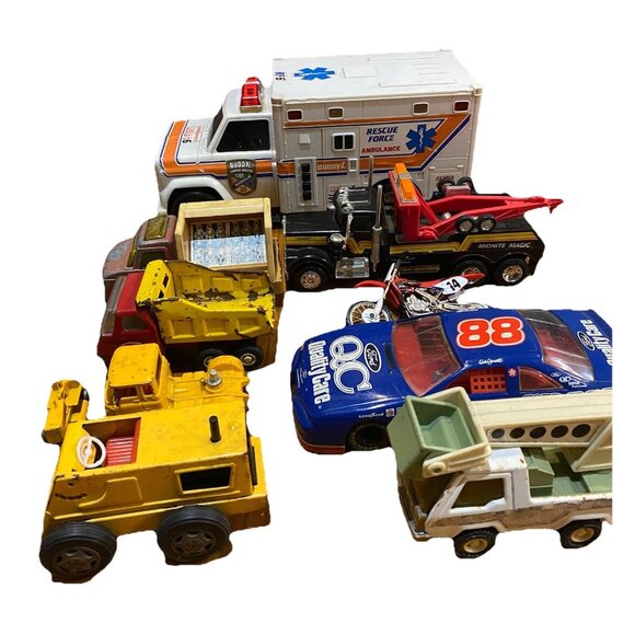 Vtg Lot Of Trucks-including Buddy L, Ertl, Tinks Etc  Great Price!! - Picture 1 of 6